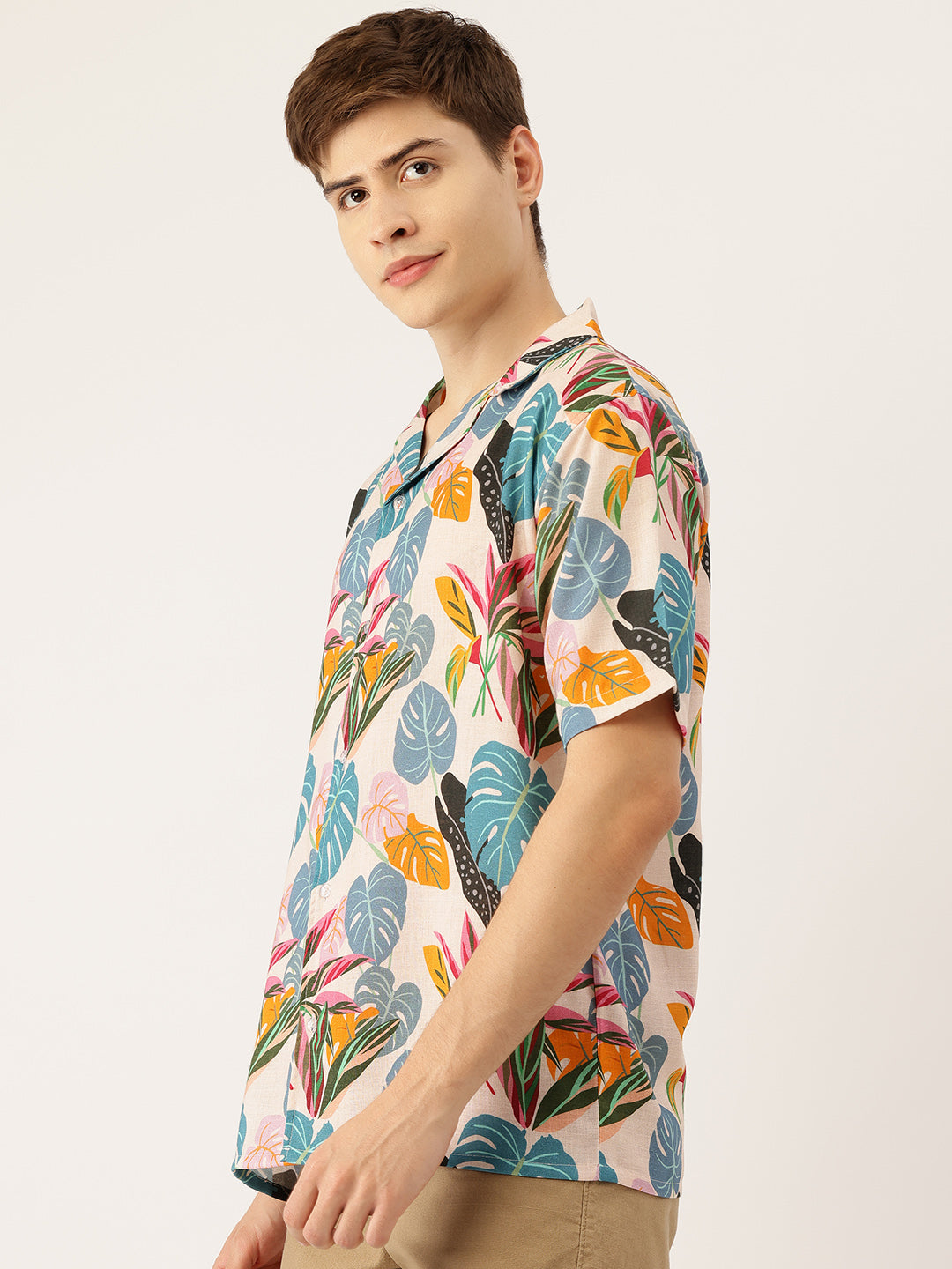 Lavender Breeze Monstera Summer Shirt