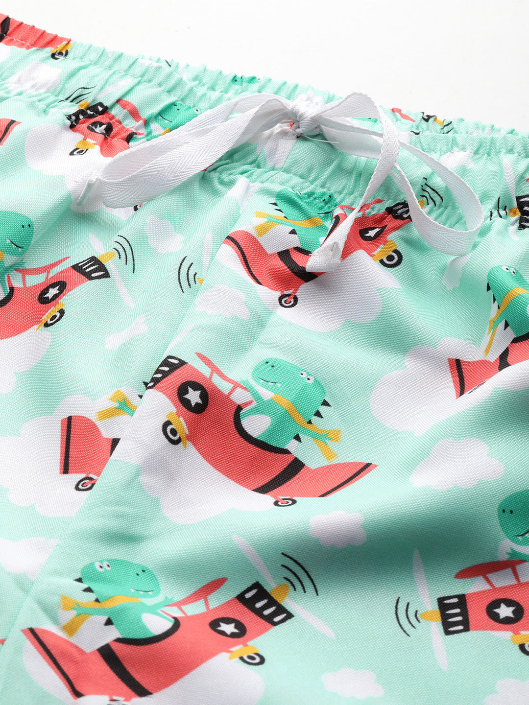 Flying Green Dino Nightwear Set