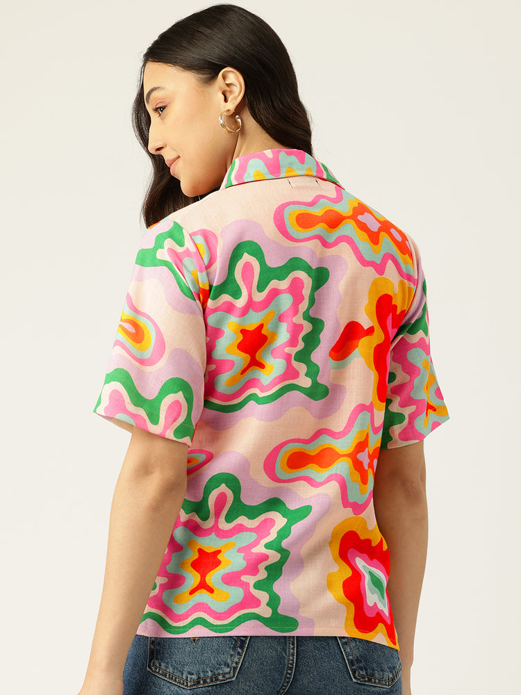 Load image into Gallery viewer, Surreal Swirls Shirt
