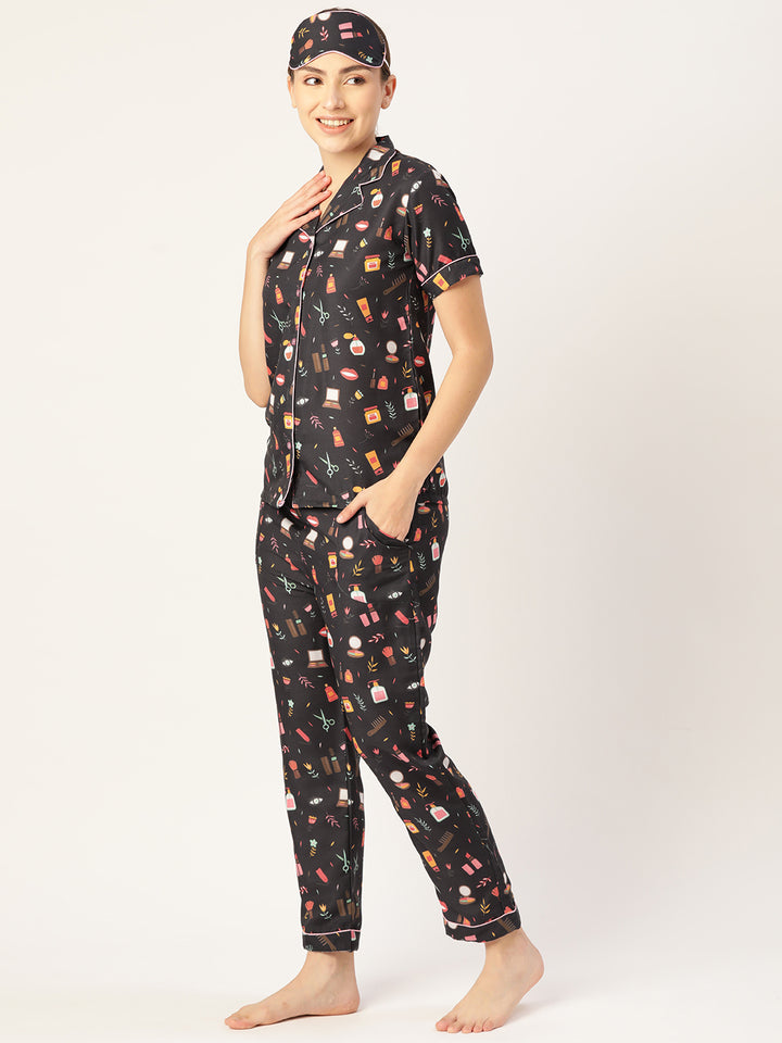 Blush And Mascara Women Nightwear Set