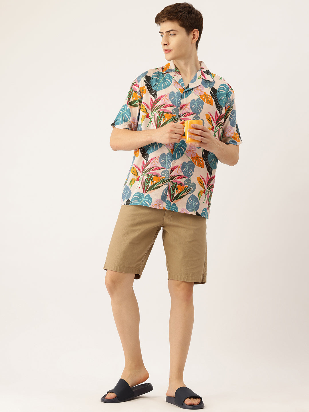 Lavender Breeze Monstera Summer Shirt