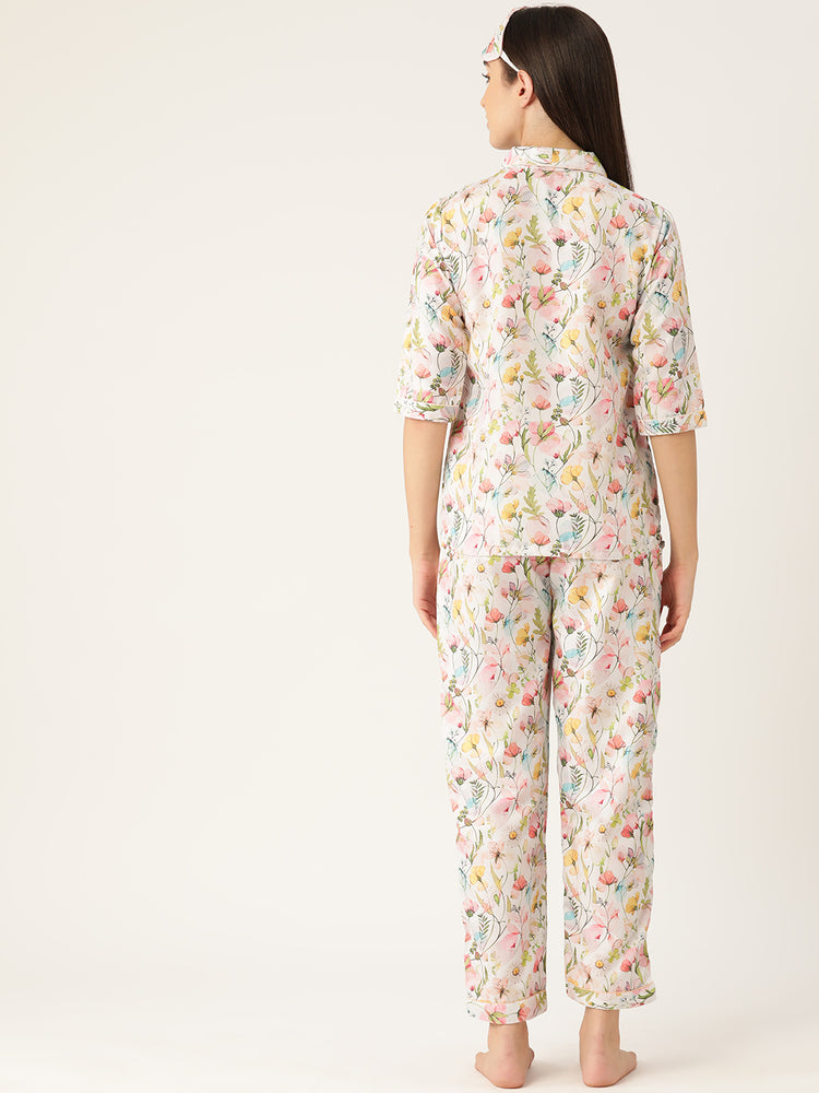 Load image into Gallery viewer, Flowery Madness - Pajama Set Nightwear Set
