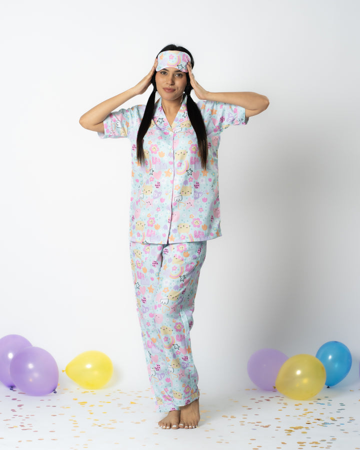 Dreamland Whimsy Women Nightwear Set