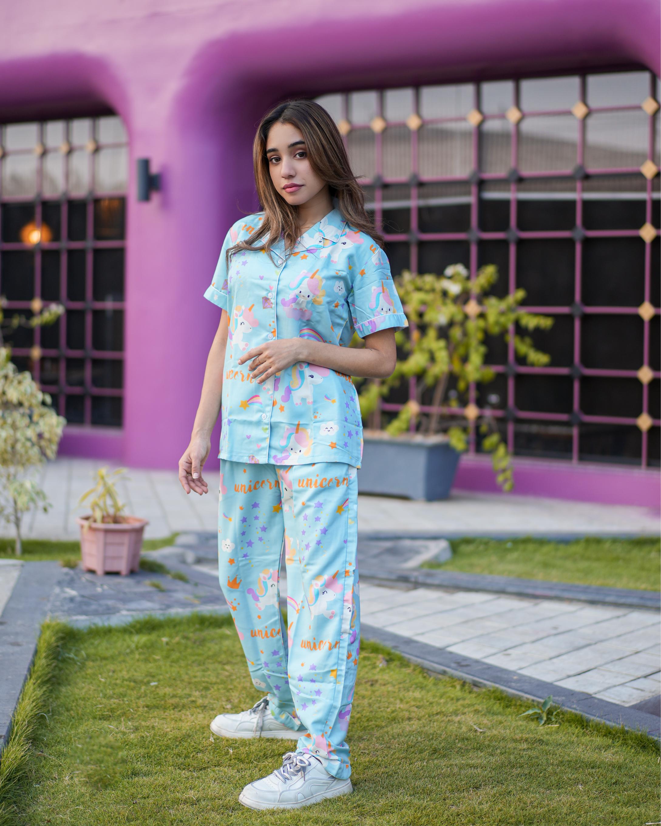 Starry Unicorn Nightwear Set