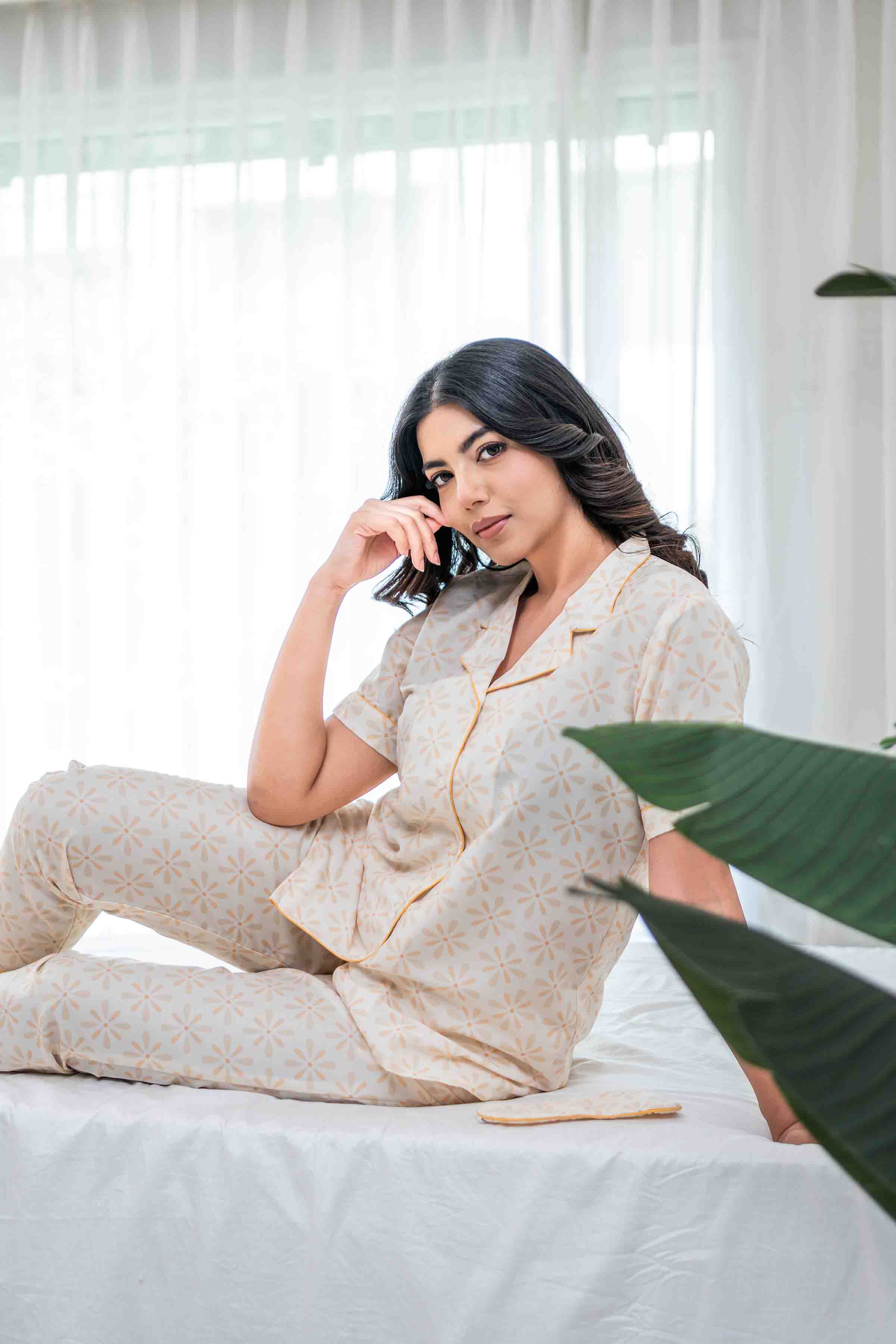 Golden Hour Women Nightwear Set