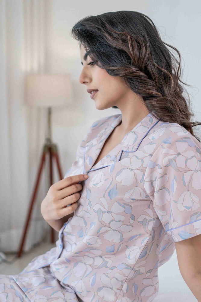 Load image into Gallery viewer, Lilac Drift Nightwear Set
