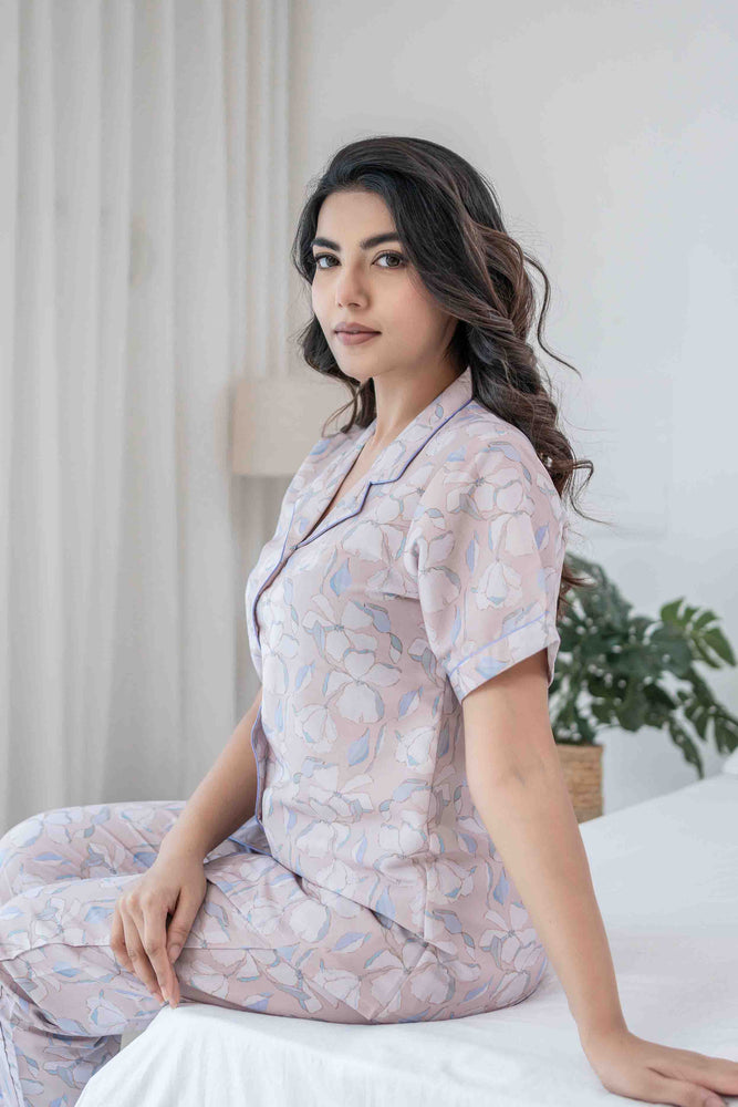 Load image into Gallery viewer, Lilac Drift Nightwear Set
