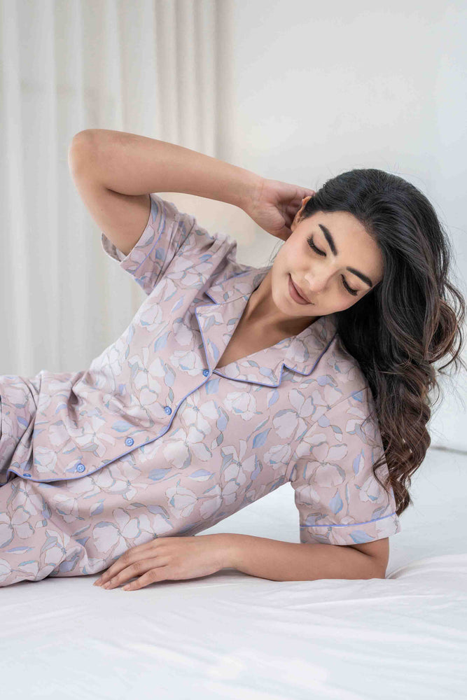 Load image into Gallery viewer, Lilac Drift Nightwear Set
