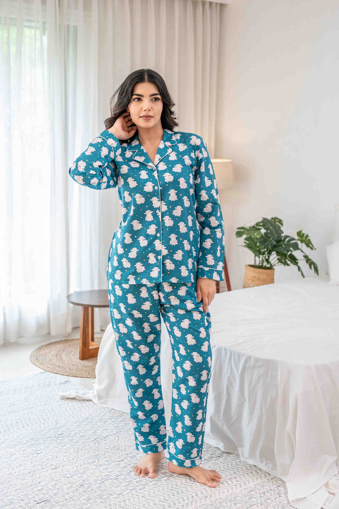 Load image into Gallery viewer, Baa Baa Bedtime Nightwear Set
