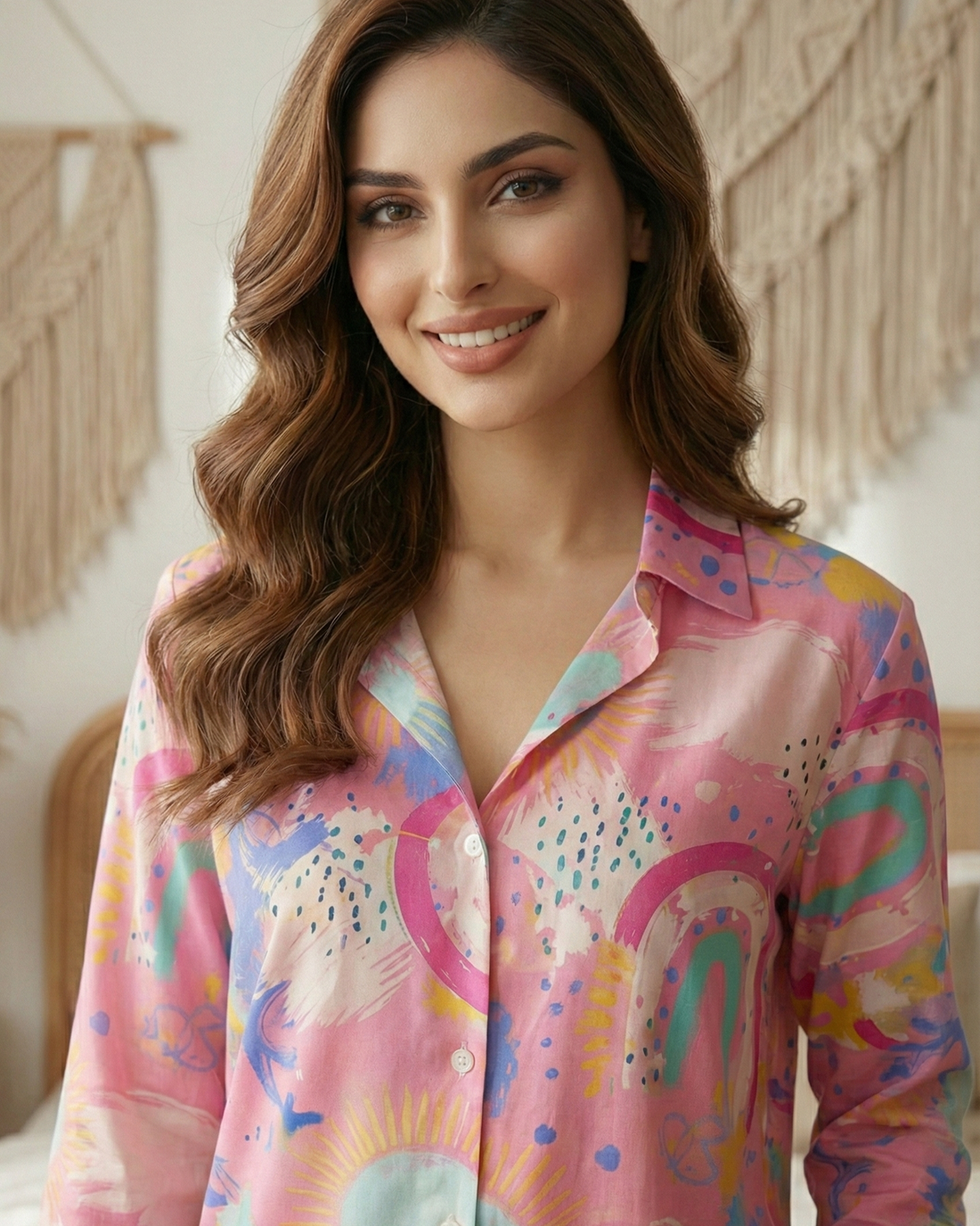 Doodle Dreamer Women Nightwear Set