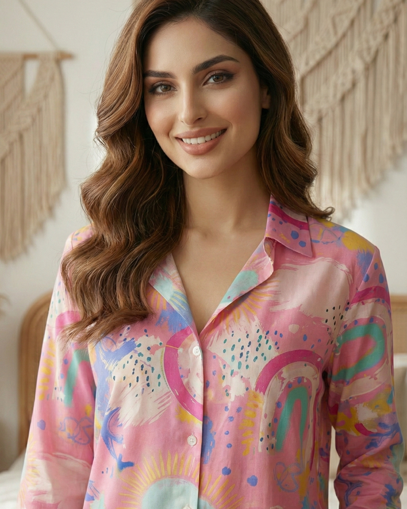 Load image into Gallery viewer, Doodle Dreamer Nightwear Set
