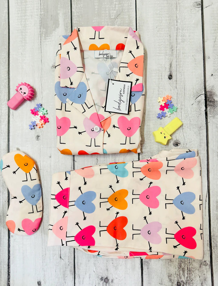 Happy Hearts Kids Nightwear Set