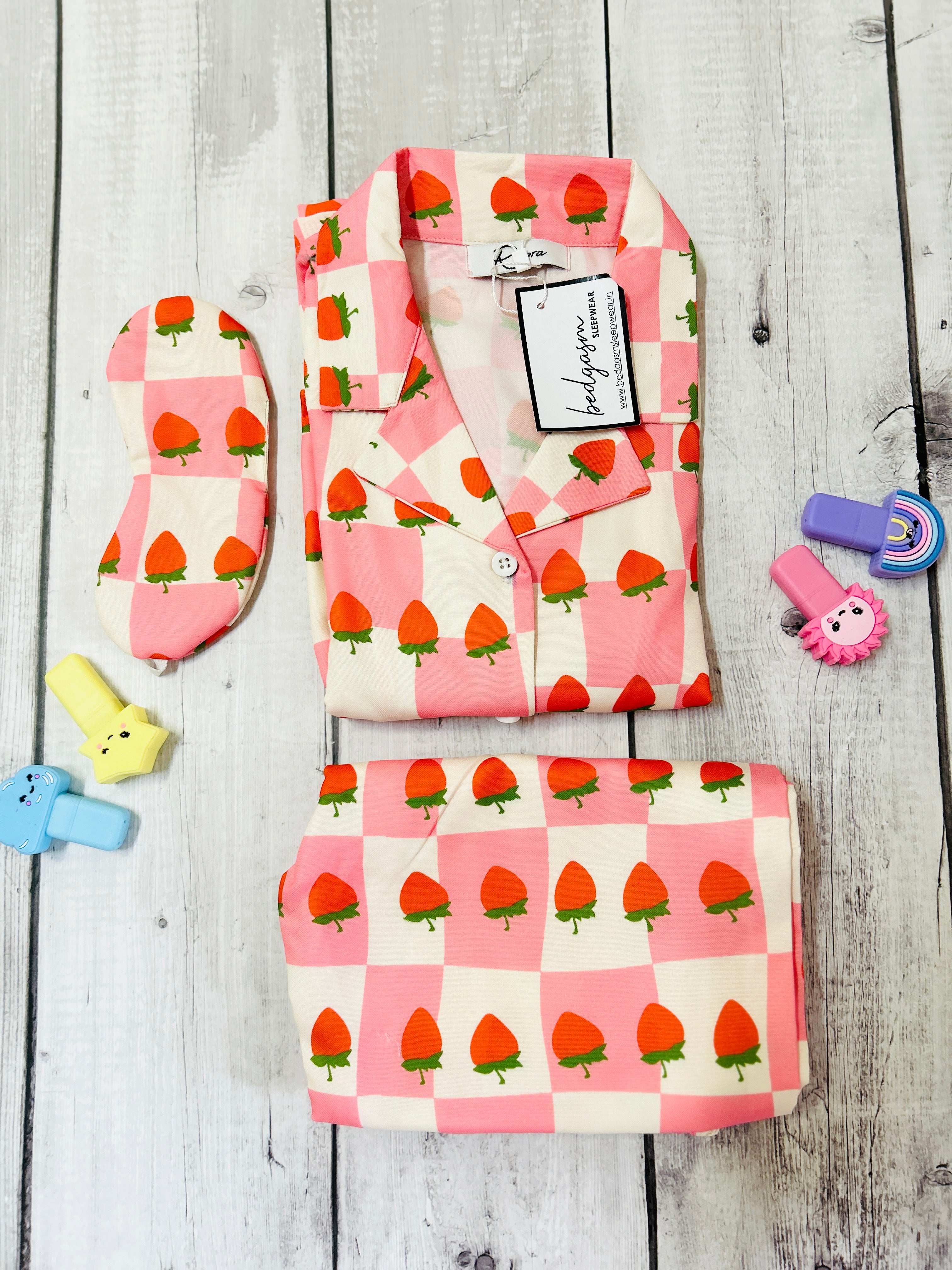 Strawberry Kids Nightwear Set