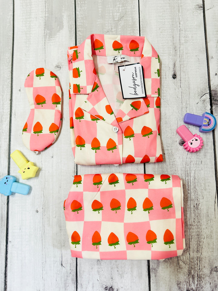 Strawberry Kids Nightwear Set