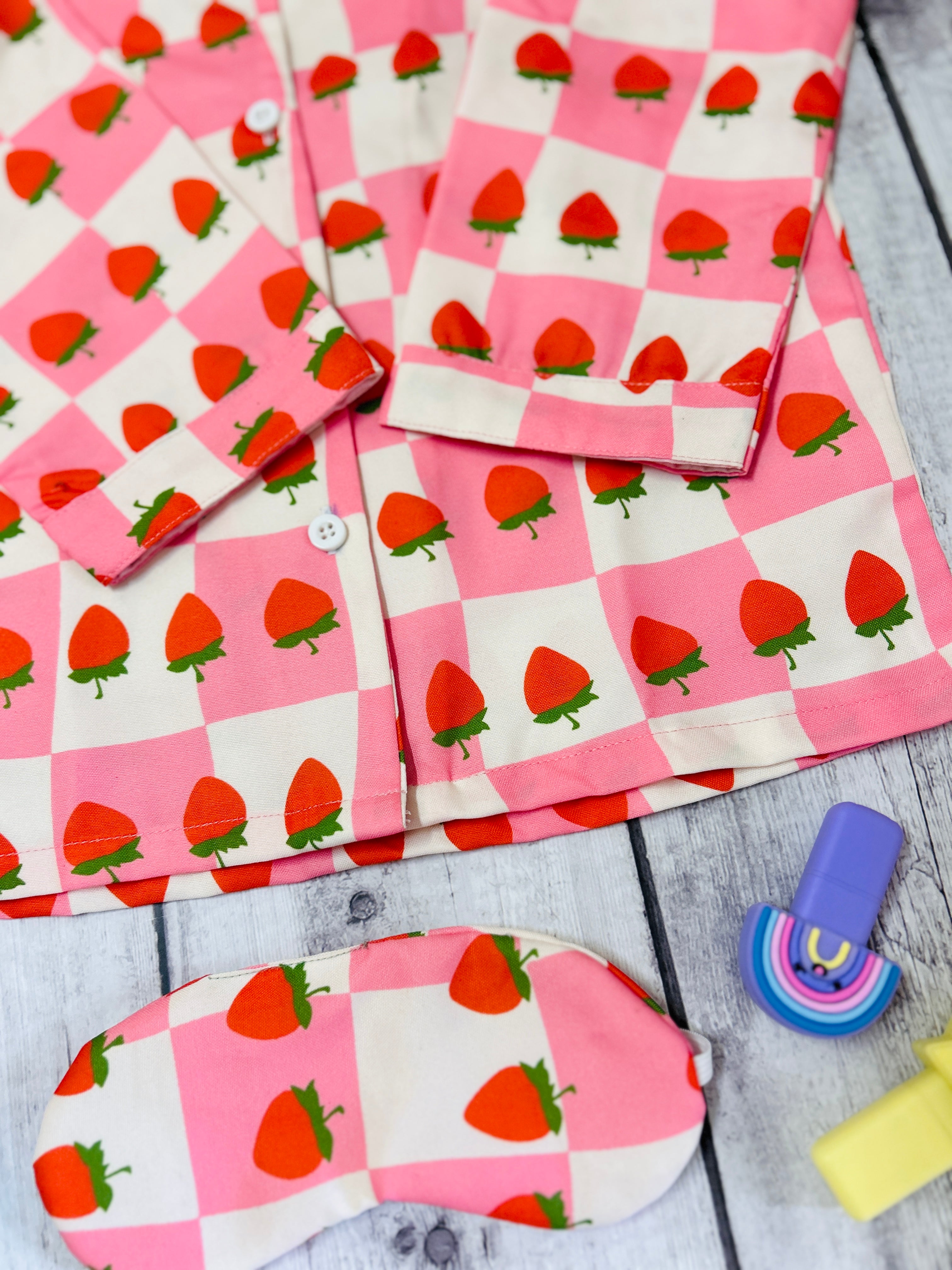 Strawberry Kids Nightwear Set
