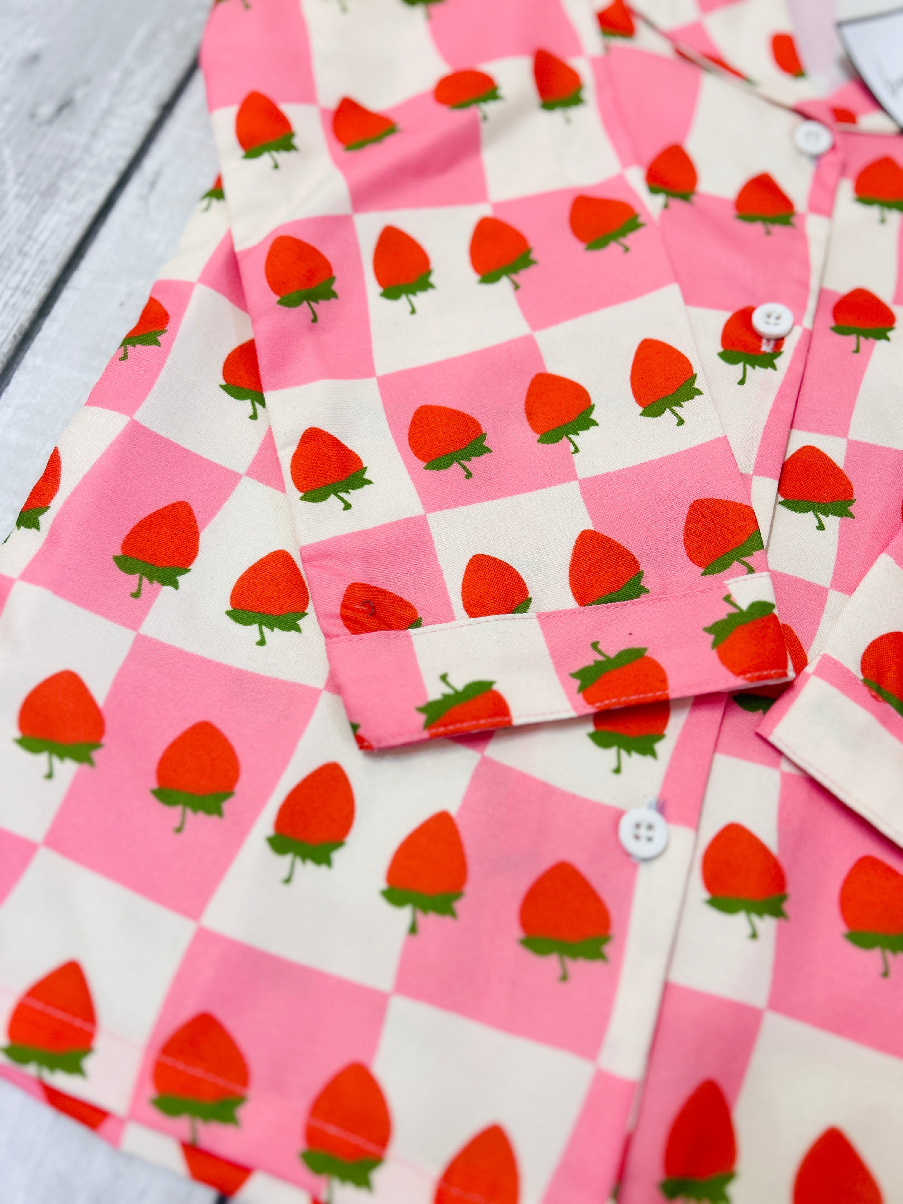 Strawberry Kids Nightwear Set