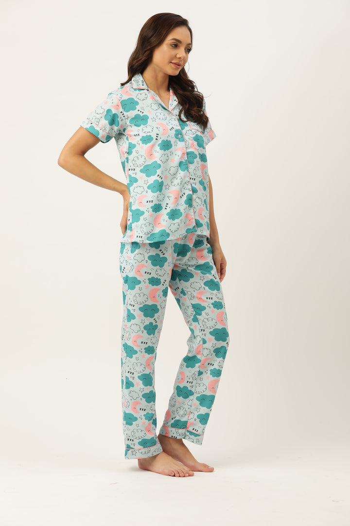 Dream World Women Nightwear Set