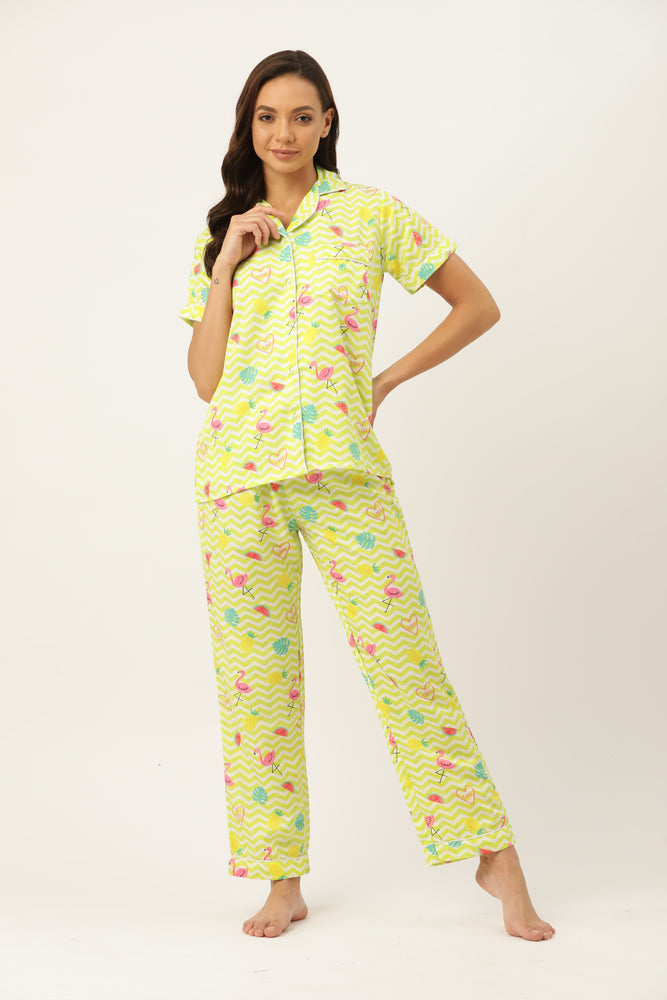 Load image into Gallery viewer, Chevron Nightwear Set
