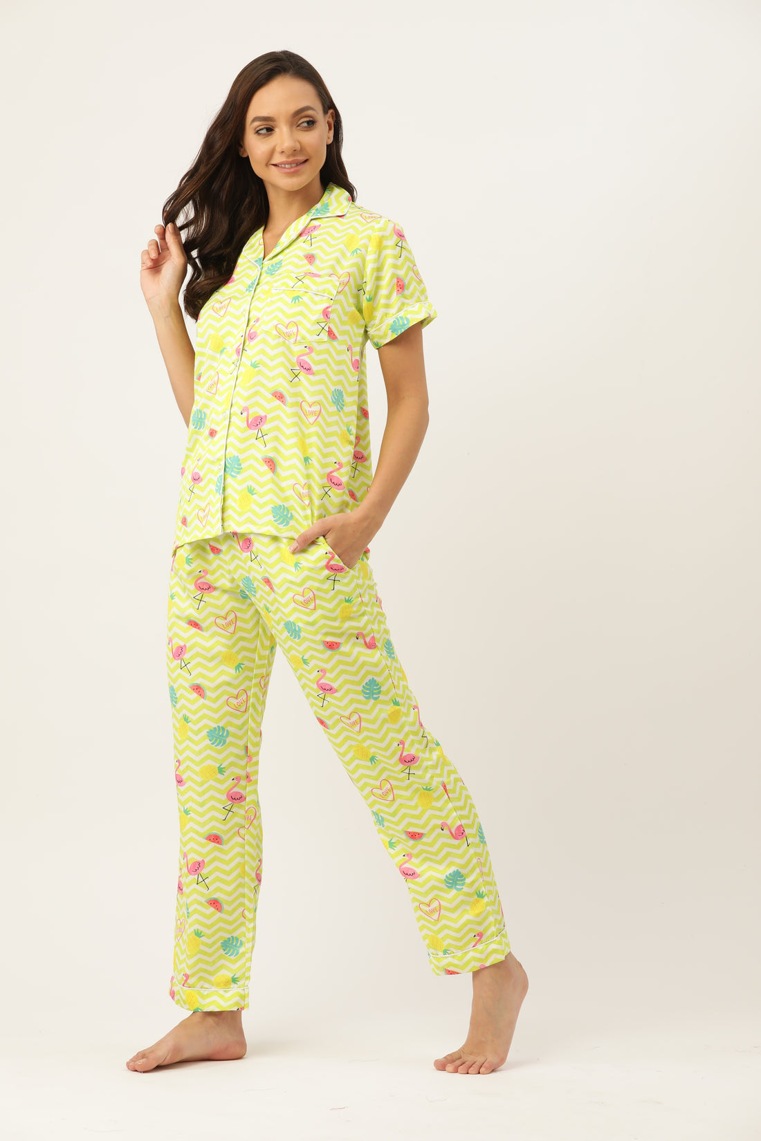Chevron Women Nightwear Set