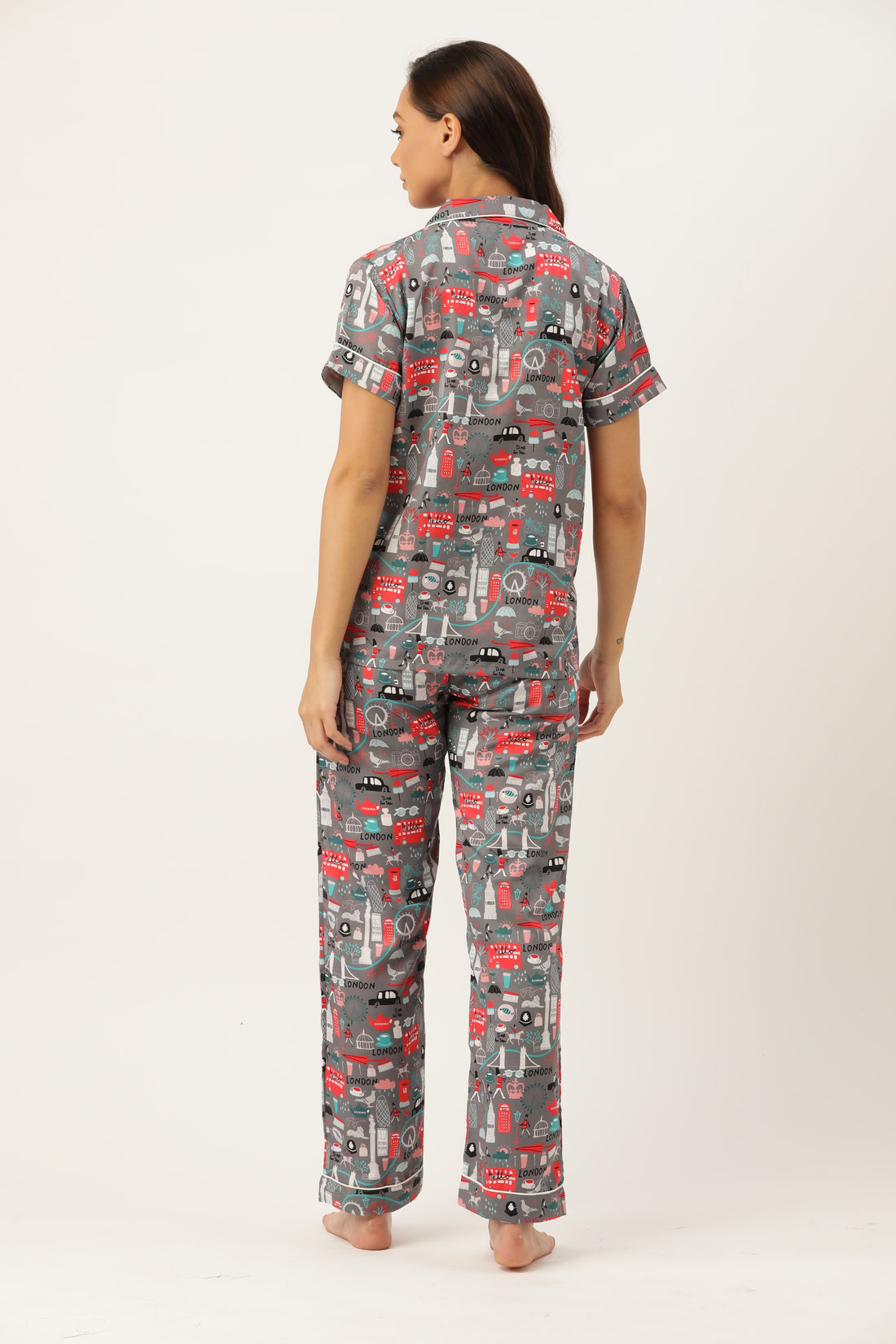 Hello London Women Nightwear Set