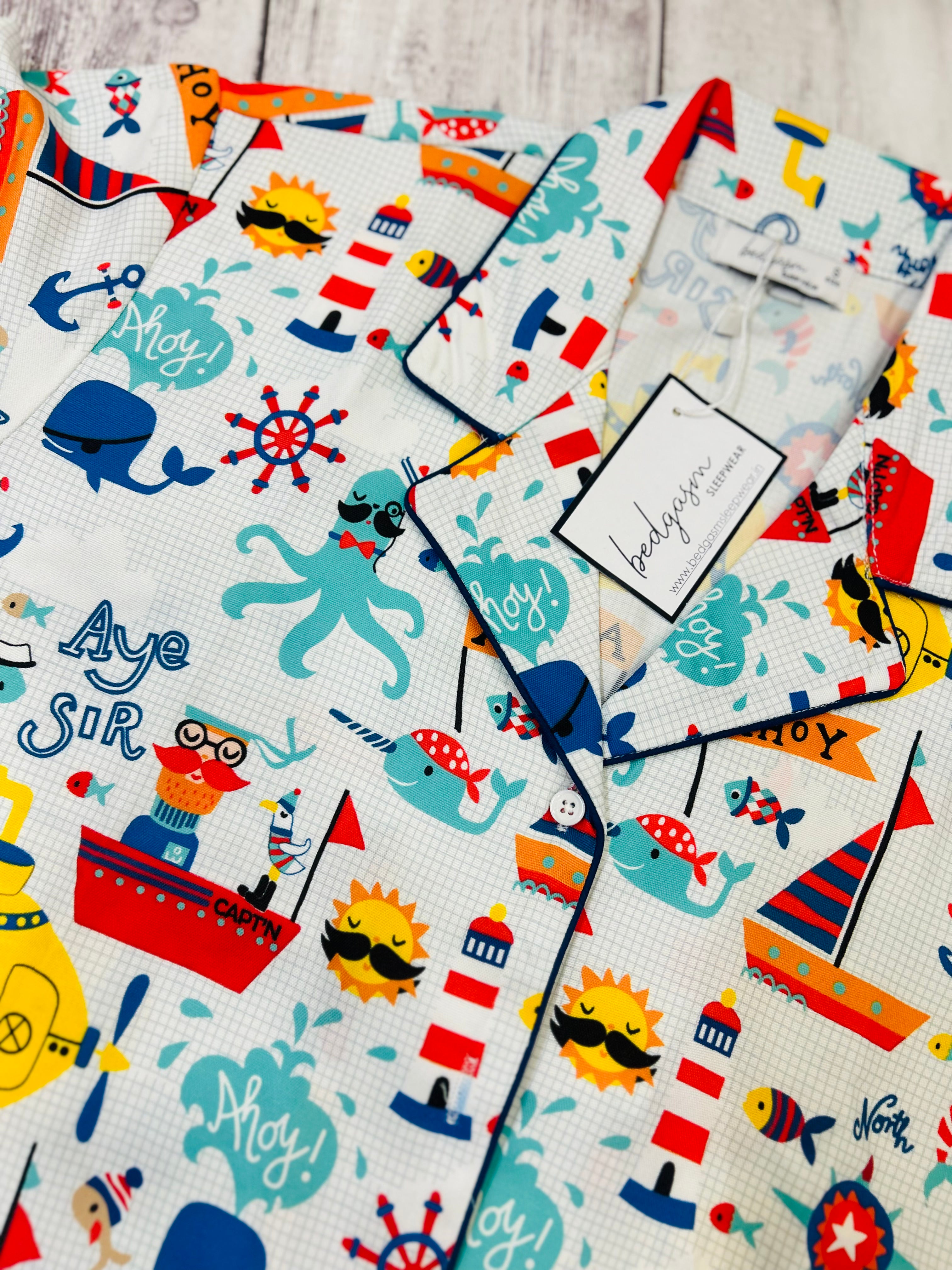 Ahoy Matey Men Nightwear Set