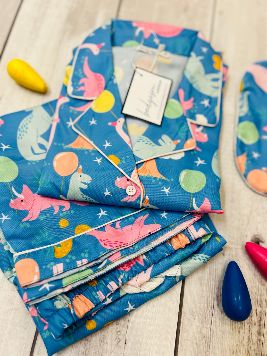 Dino World Men Nightwear Set