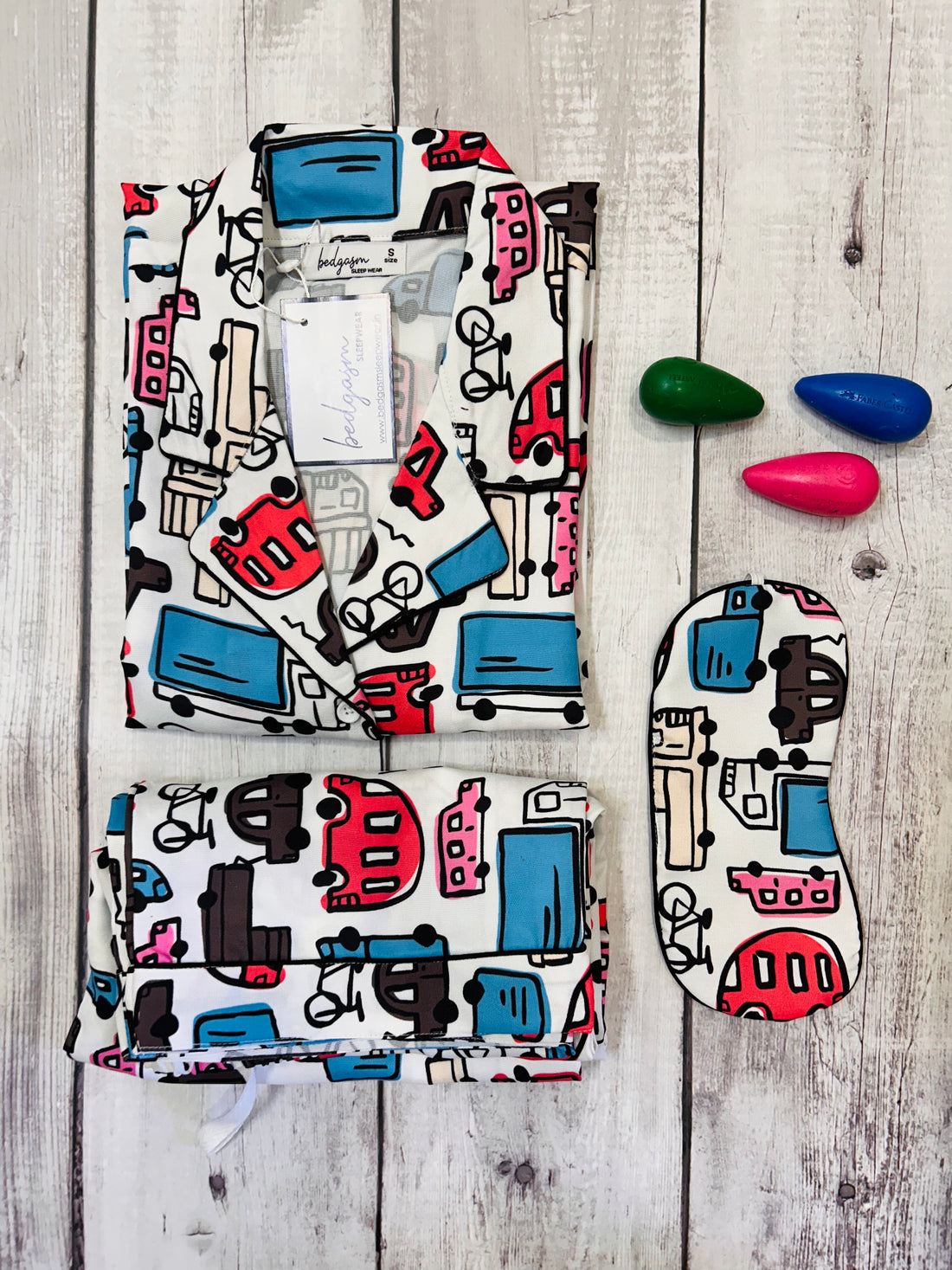 Traffic Jam Men Nightwear Set