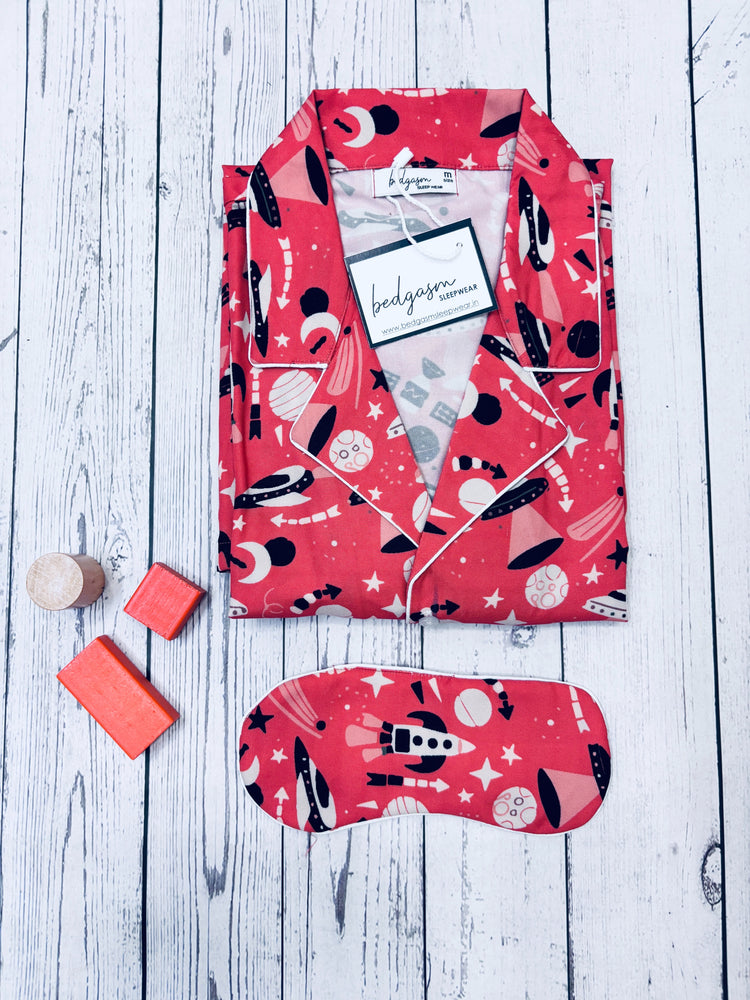 Load image into Gallery viewer, To the Moon Men Nightwear Set
