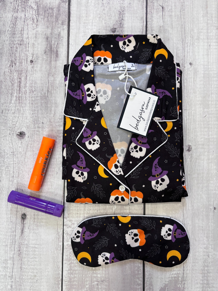 Load image into Gallery viewer, Happy Halloween Nightwear Set
