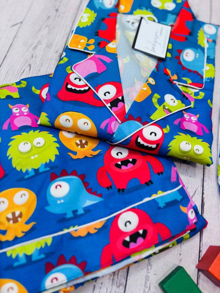 Load image into Gallery viewer, Happy Monster Nightwear Set
