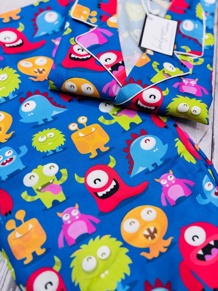 Load image into Gallery viewer, Happy Monster Nightwear Set
