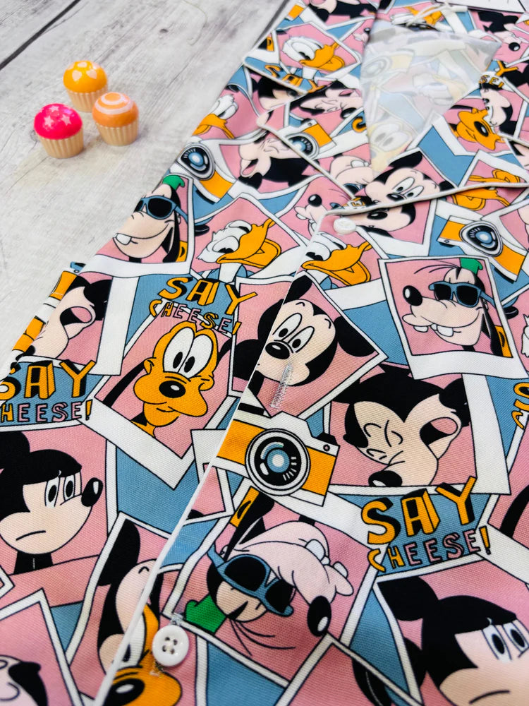 Load image into Gallery viewer, Say Cheese Kids Nightwear Set
