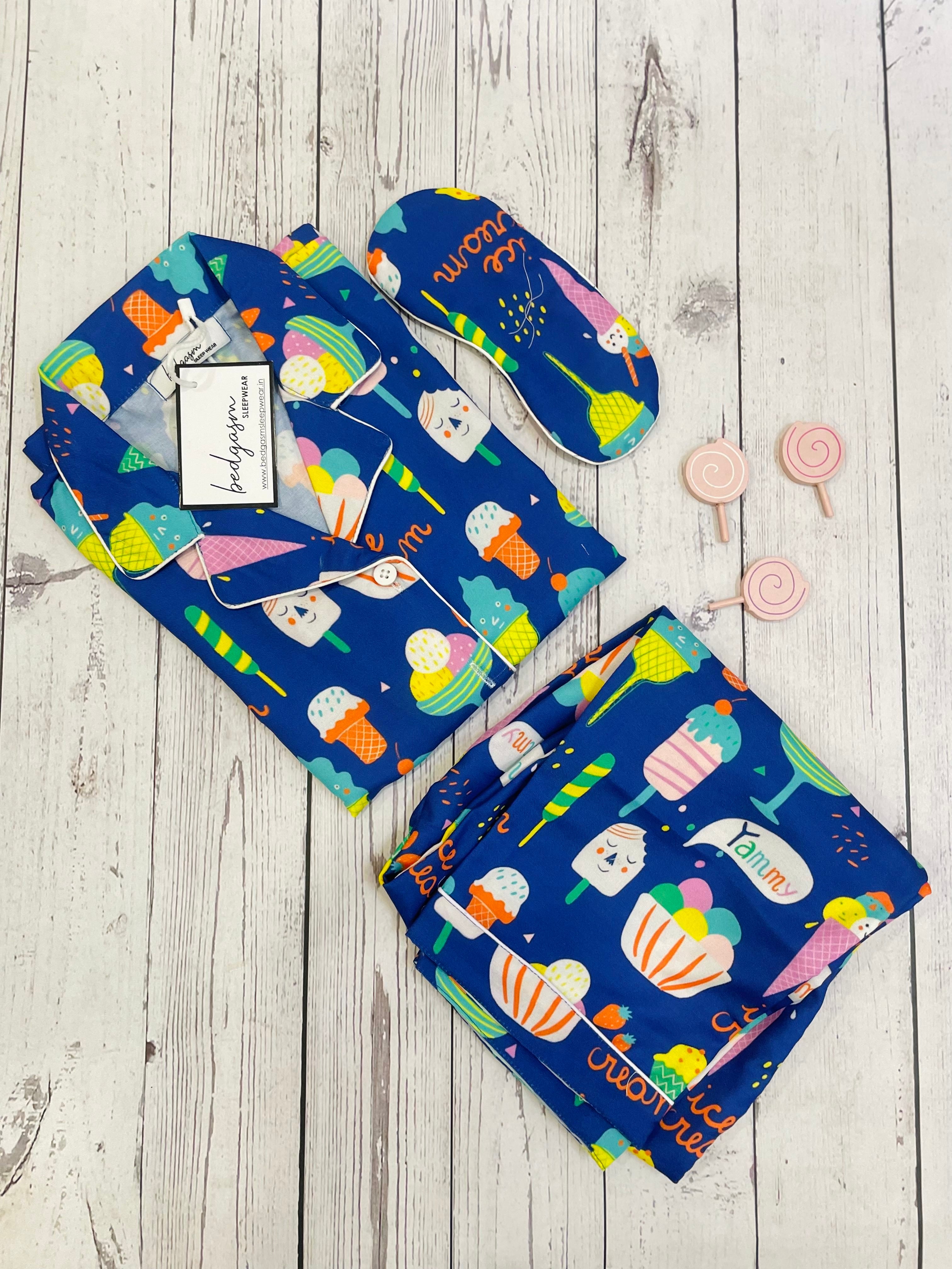 Ice-Cream Sundae Kids Nightwear Set