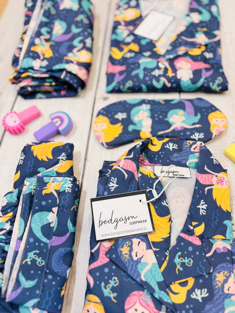 Load image into Gallery viewer, Mermaid - Pajama Set Nightwear Set

