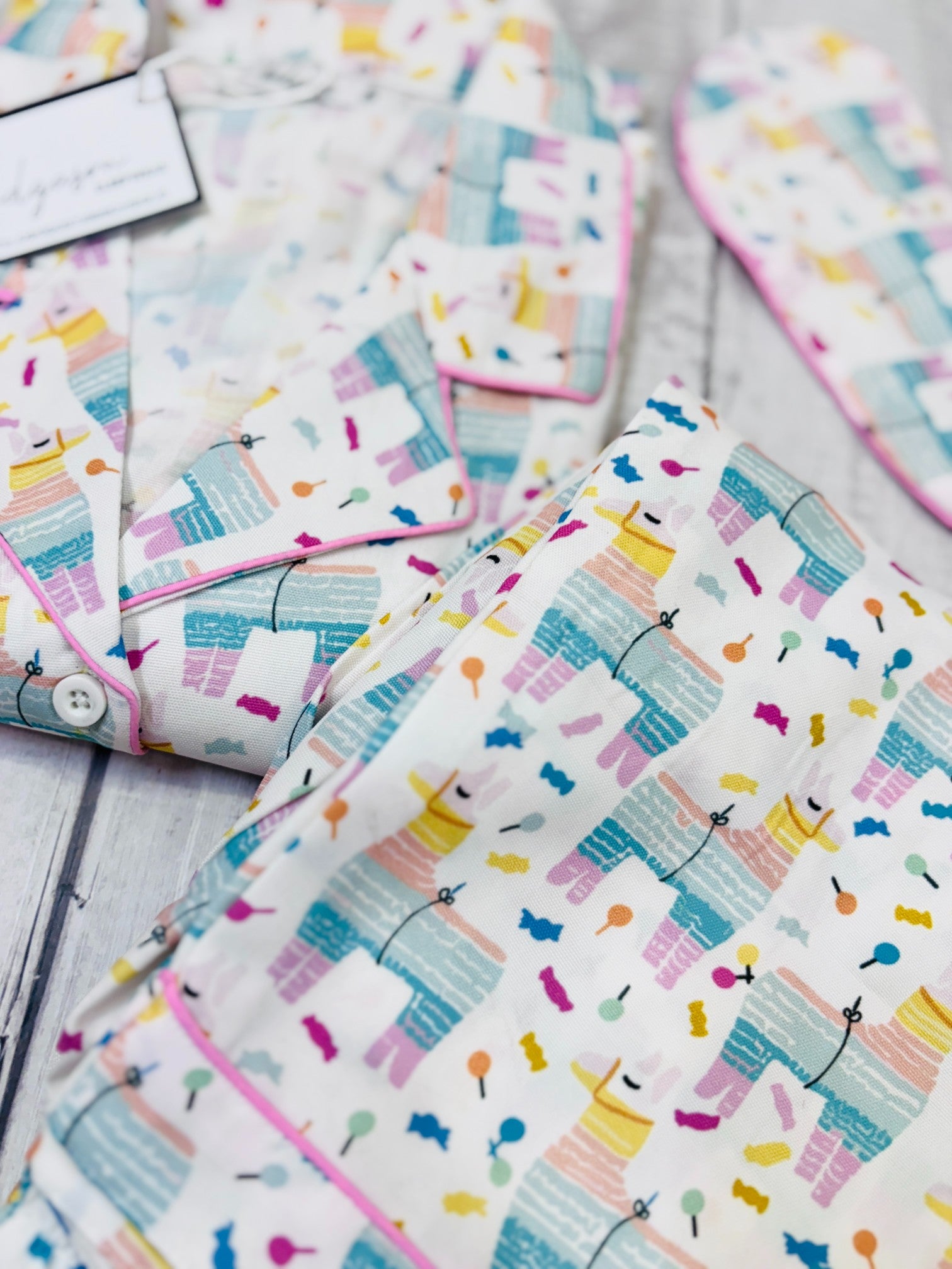 Fuzzy Llama Nightwear Set