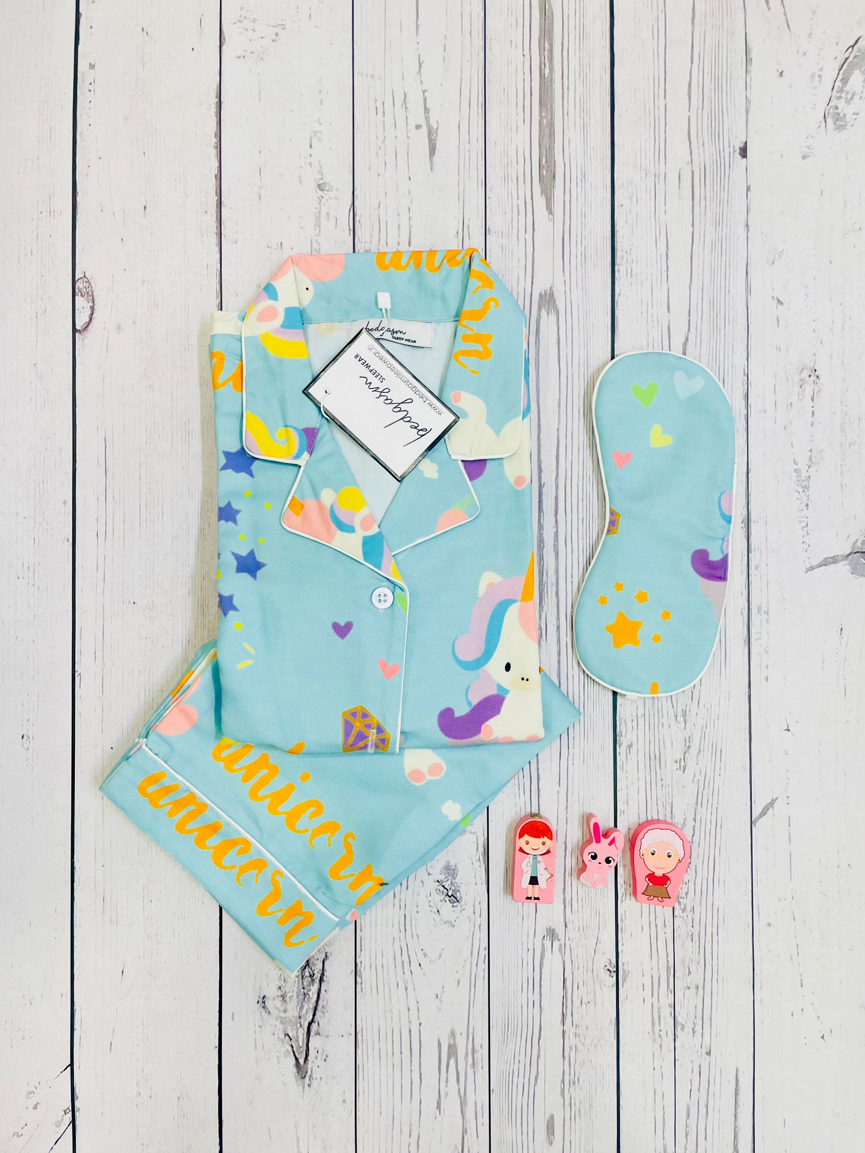 Starry Unicorn Kids Nightwear Set