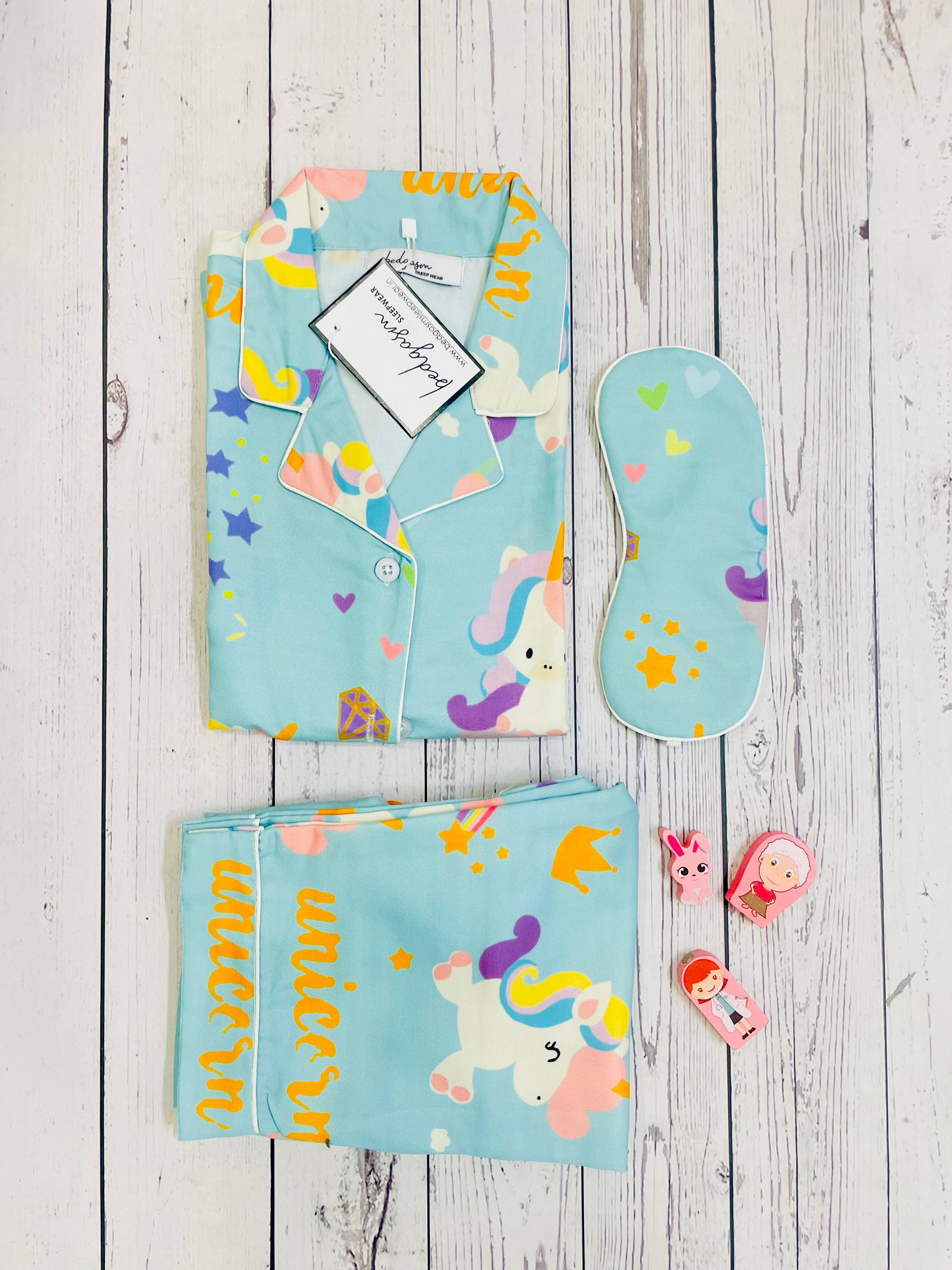 Starry Unicorn Kids Nightwear Set