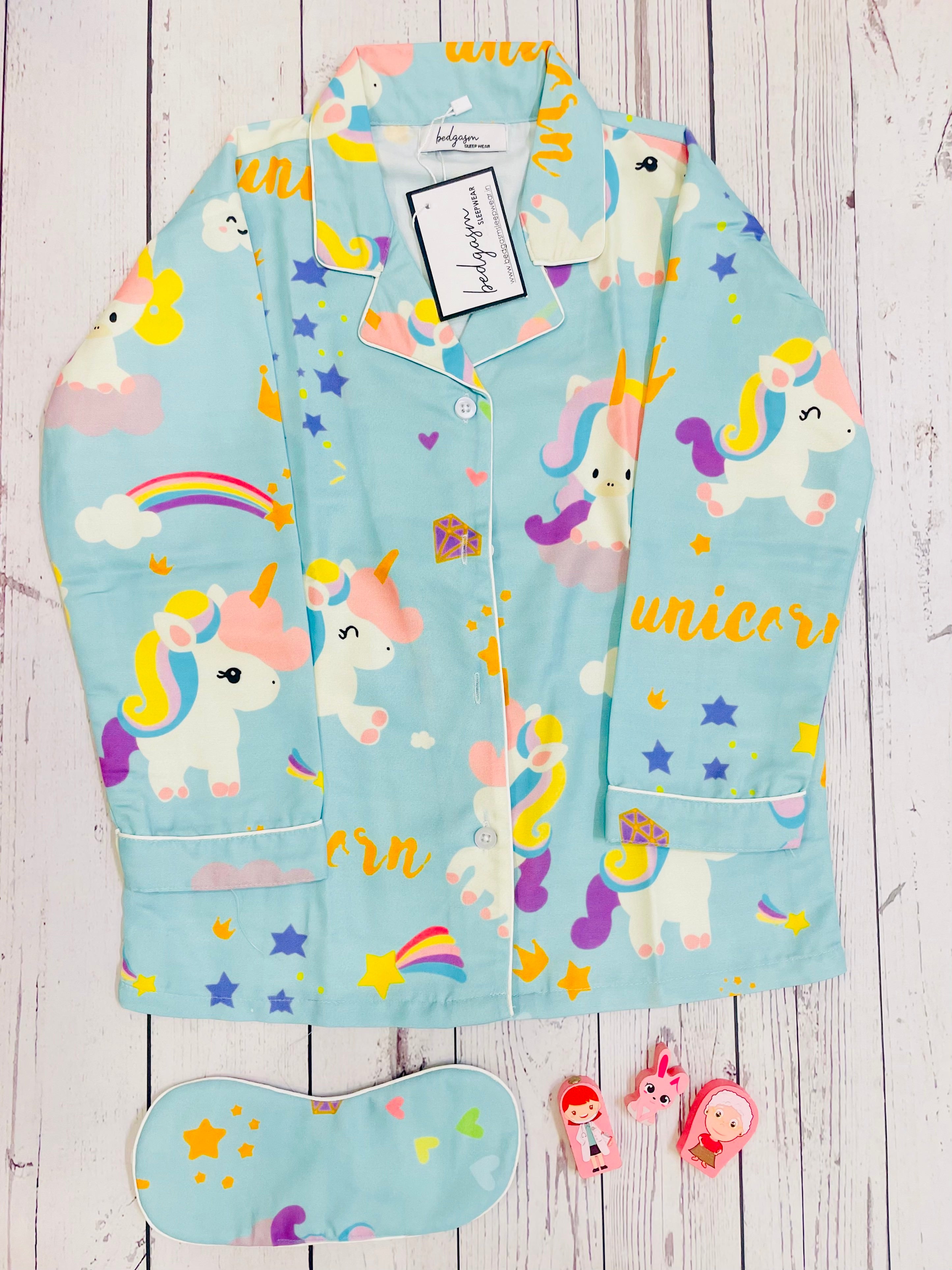Starry Unicorn Kids Nightwear Set