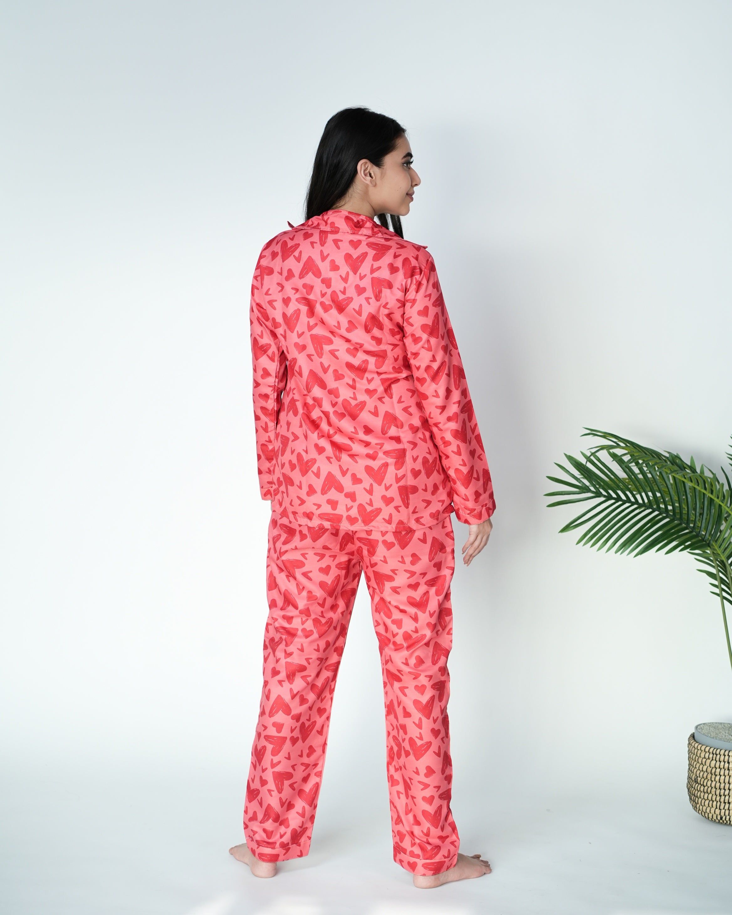 Red Heart Nightwear Set