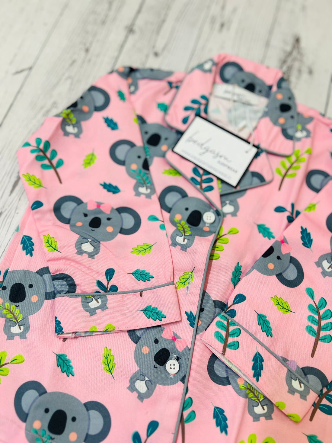 Koala in Pink Kids Nightwear Set