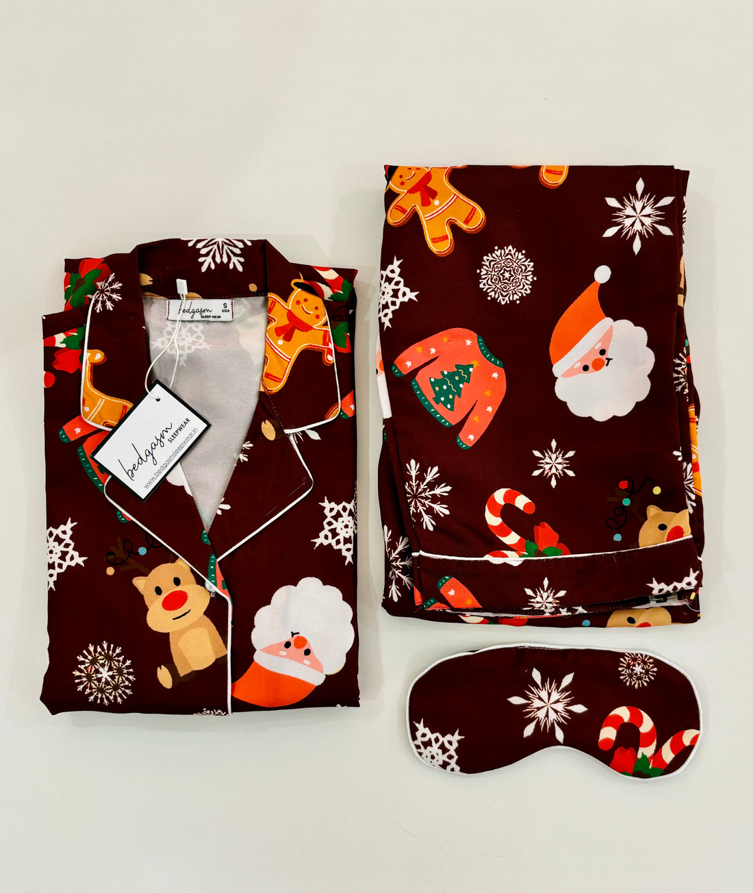 Gingerbread Cookies Women Nightwear Set