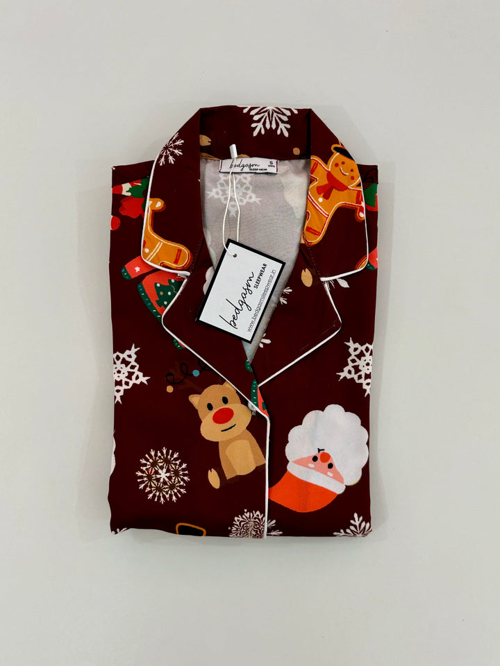 Gingerbread Cookies Women Nightwear Set