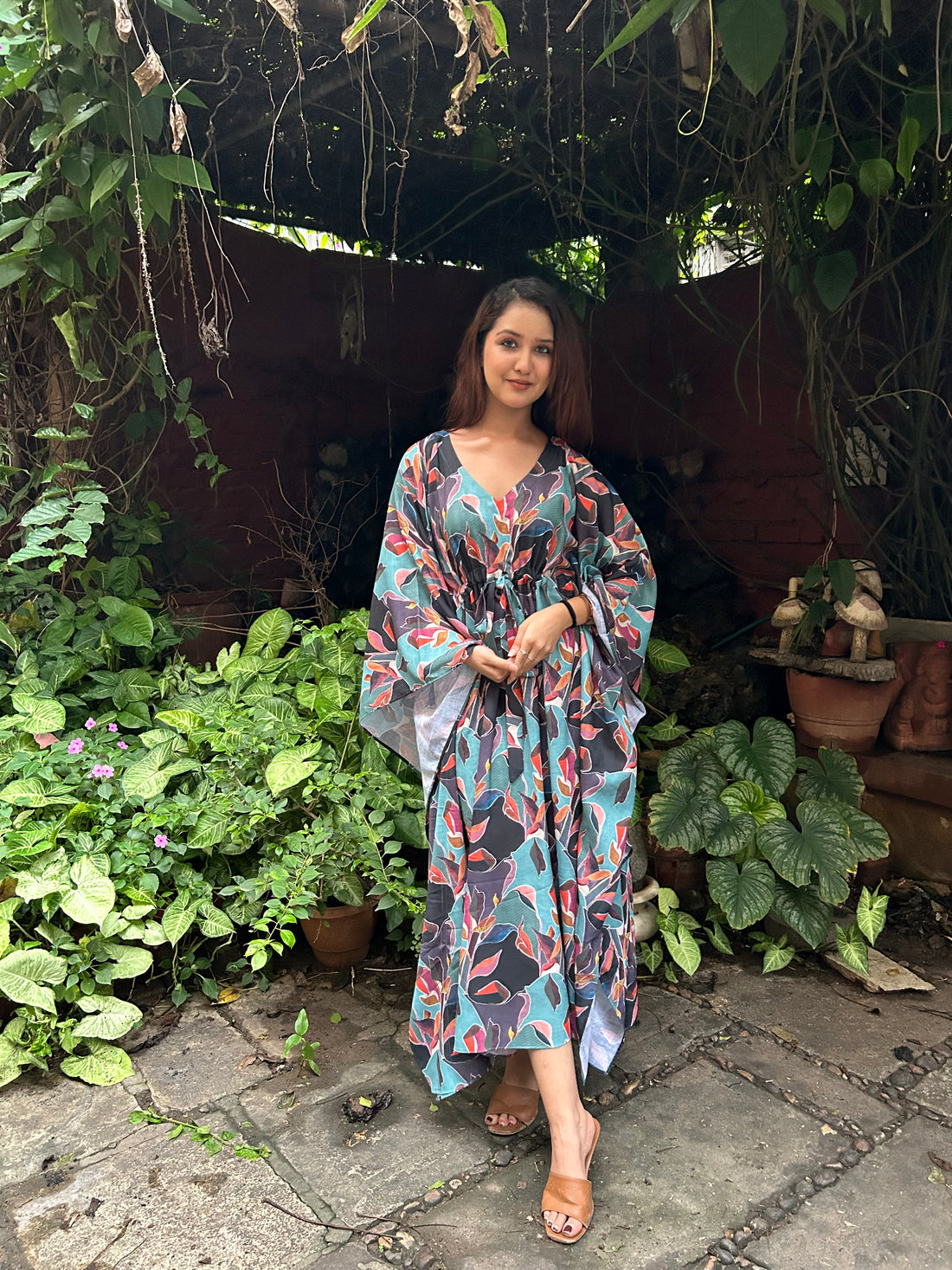 Bluebell kaftan gown