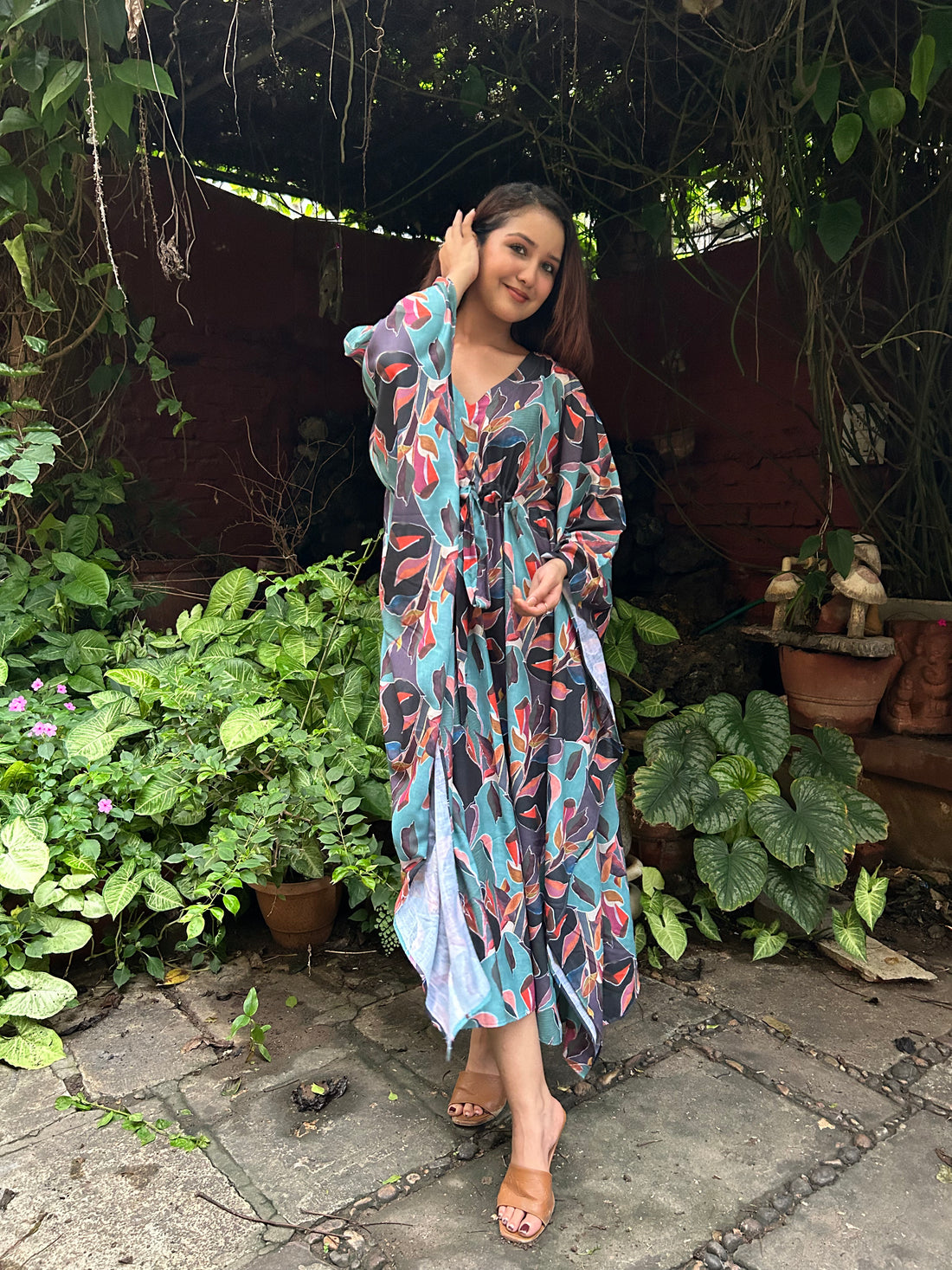 Bluebell kaftan gown