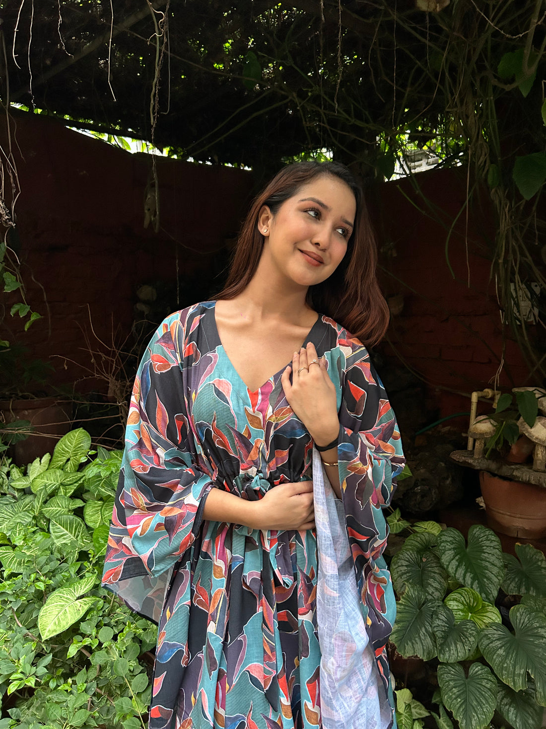 Bluebell kaftan gown