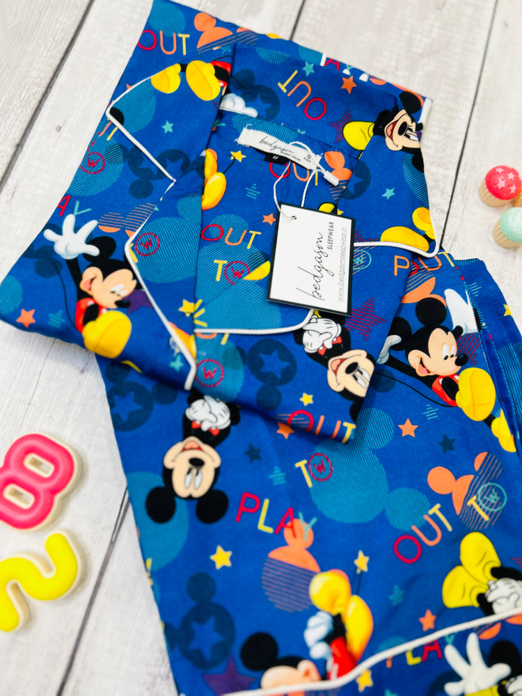 Load image into Gallery viewer, Mickey’s Play-area Men Nightwear Set
