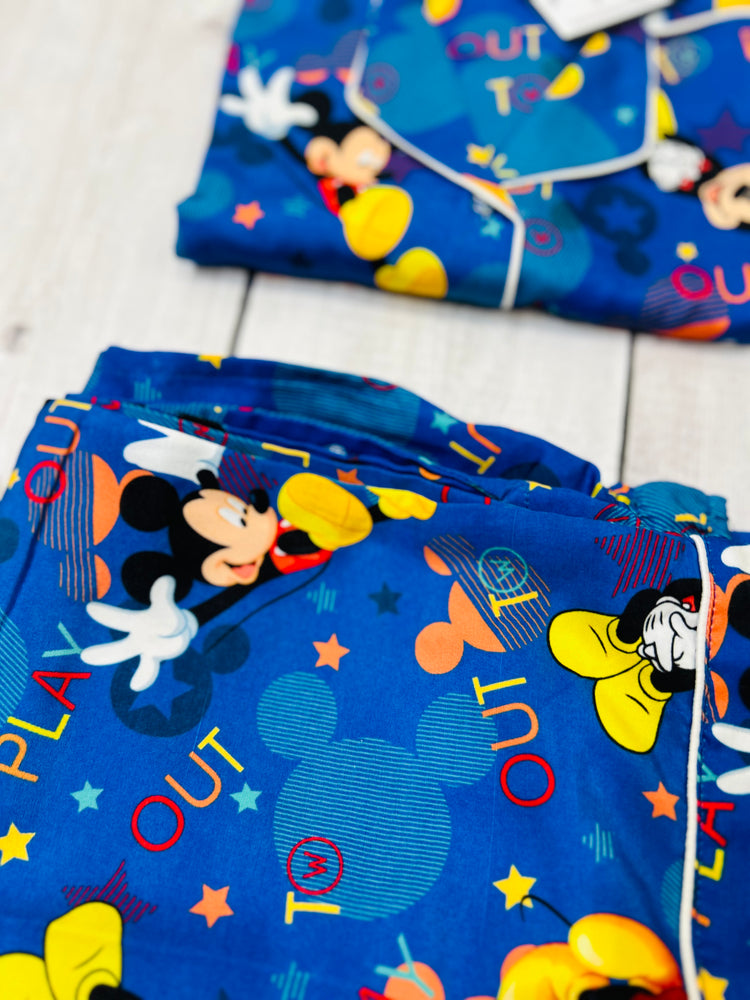 Load image into Gallery viewer, Mickey’s Play-area Men Nightwear Set
