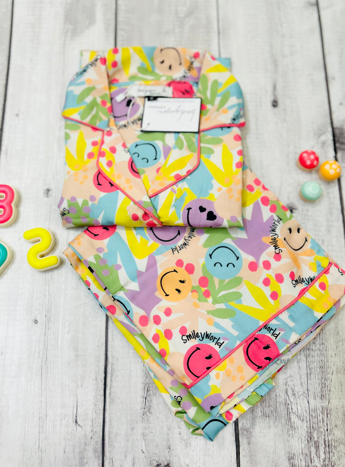 Smiley World Kids Nightwear Set
