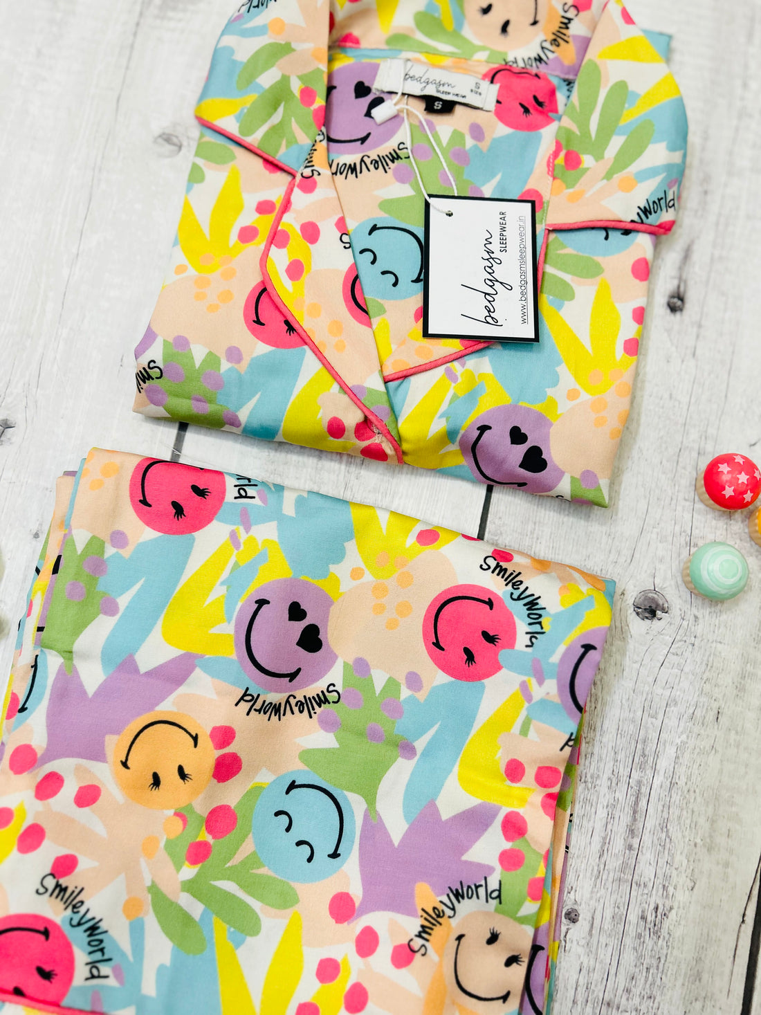 Smiley World Kids Nightwear Set
