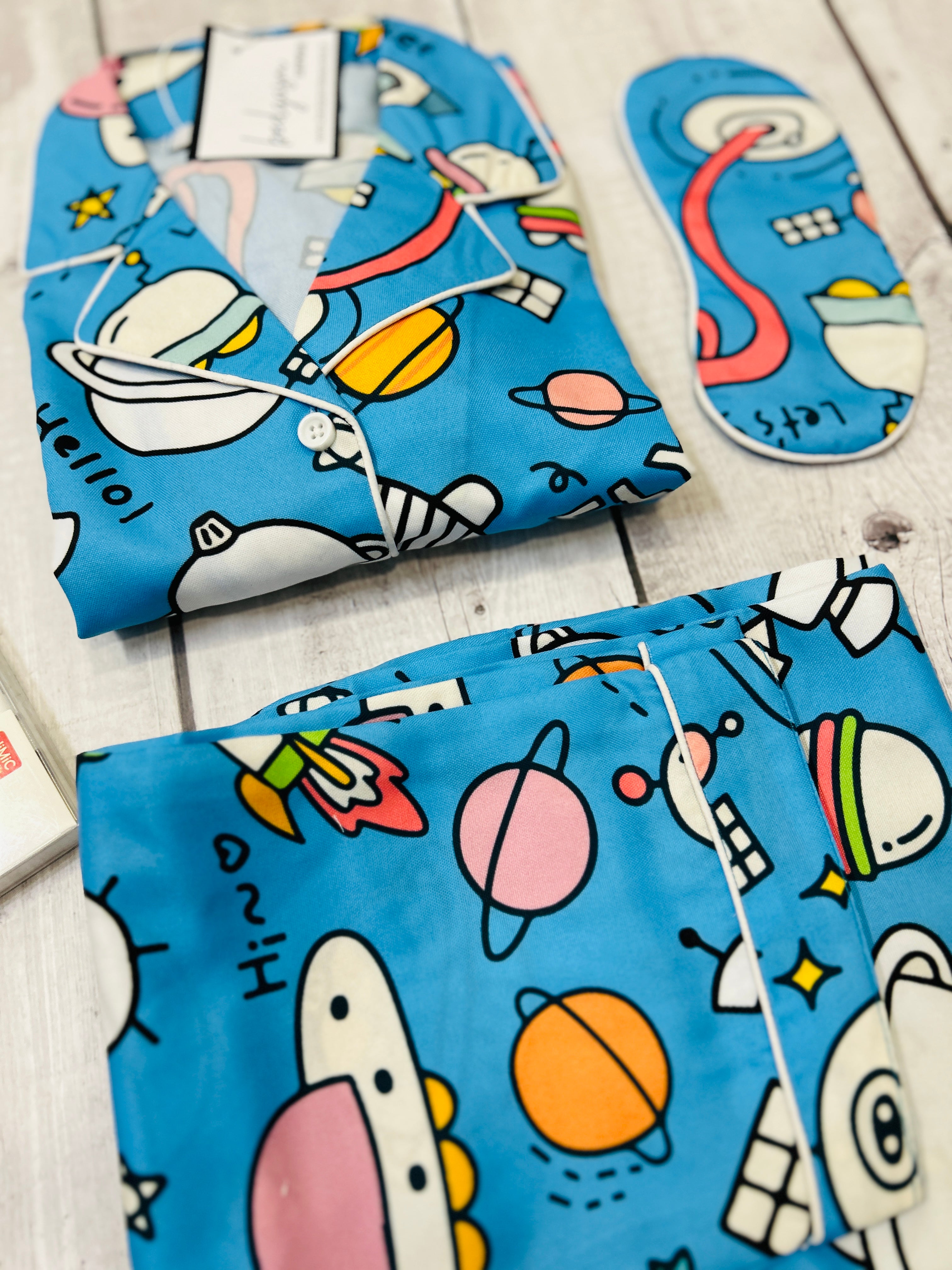 Rocket and Spaceship Kids Colour in Set